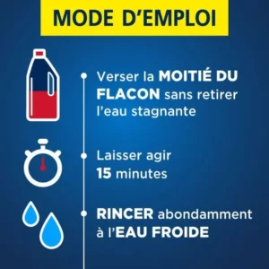 Hurricane drain and siphon unblocking gel 1 L - pack of 2