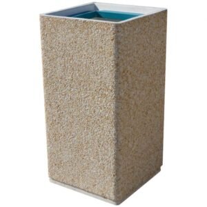 poubelle extérieure en béton 80 l olympe