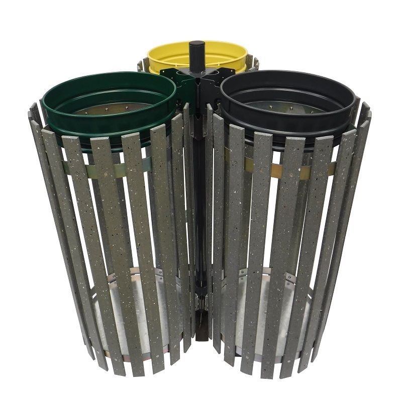 support sac poubelle 3 flux entourage bois 110 l support sac poubelle 3 flux entourage bois 110 l