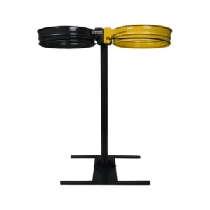 support sac poubelle extérieur sur socle 2 flux 110 l
