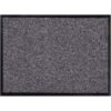 tapis d'entrée antidérapant recyclé gris rouleau
