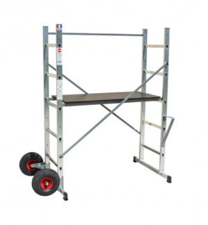 echafaudage roulant de jardin tout terrain 3 m