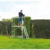 echafaudage roulant de jardin tout terrain 3 m