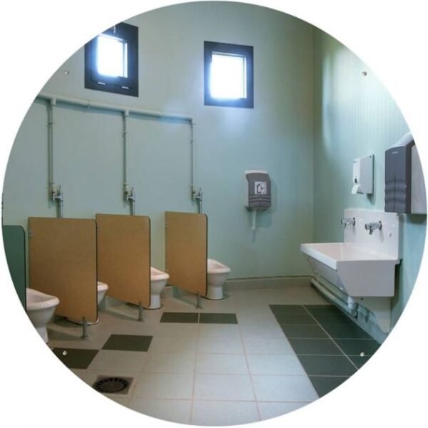 miroir plat incassable rond lieux publics