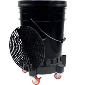 seau de lavage voiture​ avec grille 20l sur roulettes