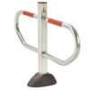 barrière de parking pied central avec arceaux design