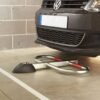 barrière de parking pied central avec arceaux design