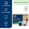Chiffon de Nettoyage premium Ultra-Résistant blanc 1 pli Tork - boîte de 105