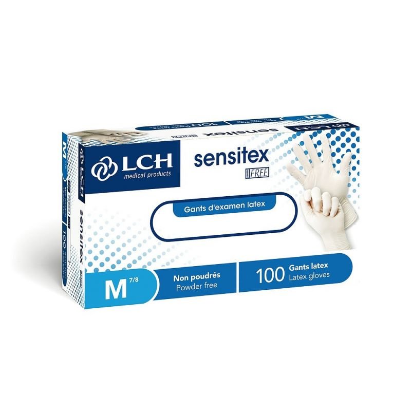 Gant d'examen en latex non poudré Sensitex LCH