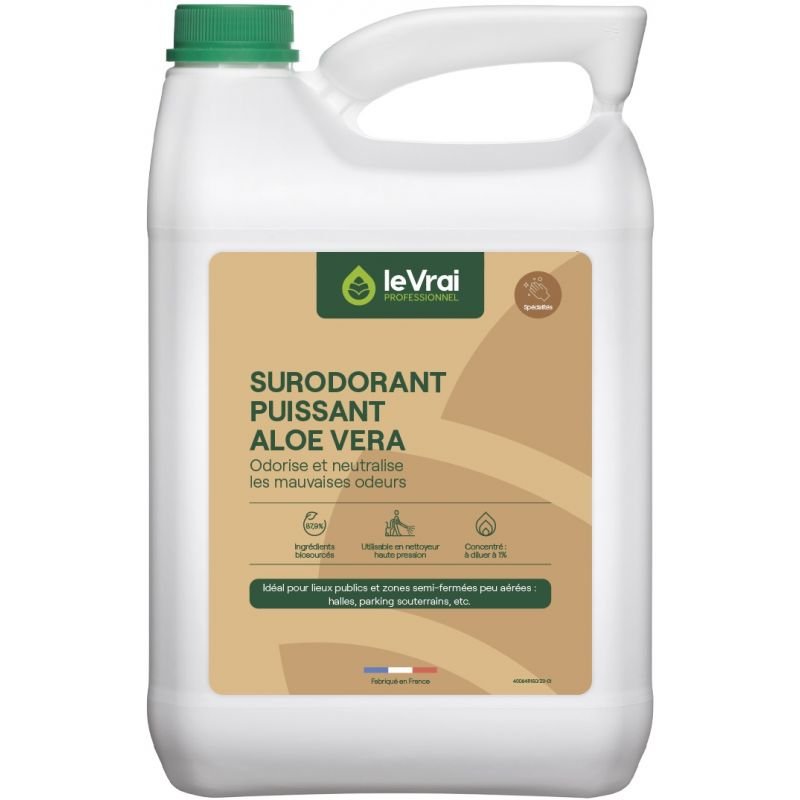 Nettoyant surodorant aloe vera le Vrai Professionnel 5L