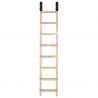 Extension échelle de toit plate en bois