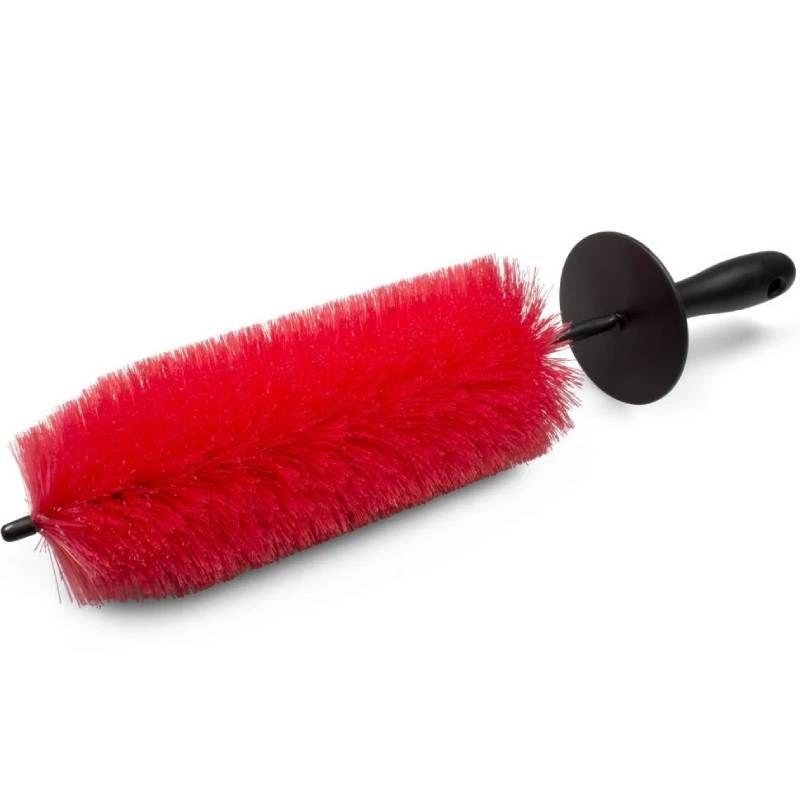Brosse jantes en polypropylène rouge
