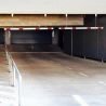 Bavette limiteur de hauteur ø 50 mm entrée de parking double