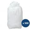 Sac poubelle recyclé blanc 30 L lien classique - carton de 500