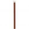 Potelet Boule haute visibilité Ø76 mm corten