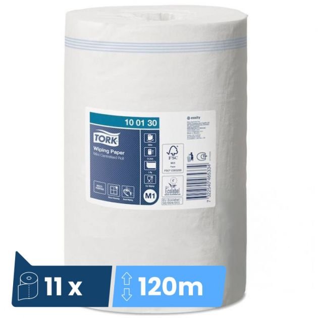 Bobine essuie tout dévidage centrale Tork M1 Advanced 11 x 120 m