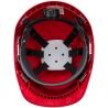 Casque Endurance avec porte-badge rouge dessous