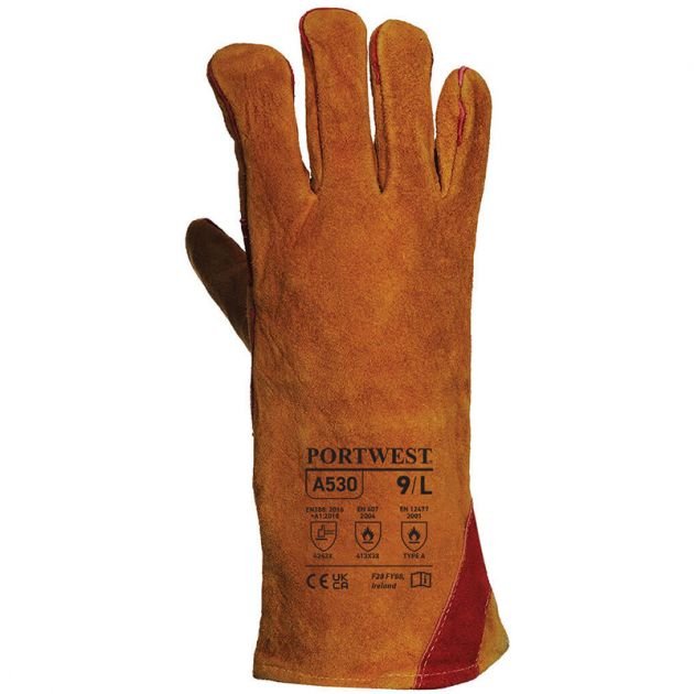 gants de soudeur en cuir