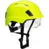 Casque de chantier avec visiere​ PS80 jaune