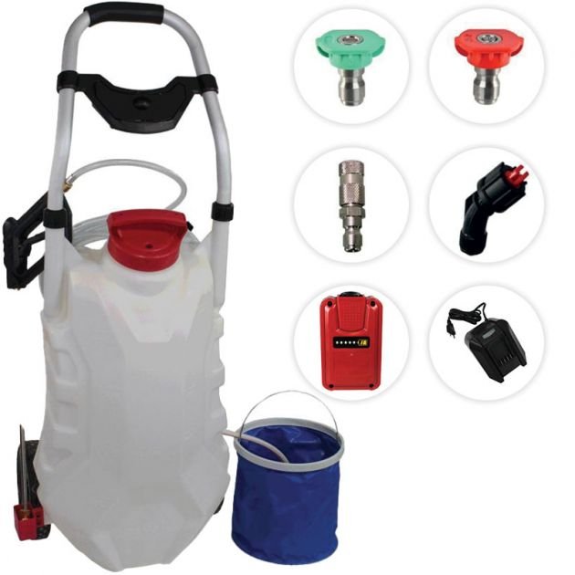Pulvérisateur électrique à batterie 30L Pro Sprayer III avec rinçage intégré