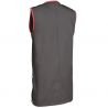 Chasuble sans manches en polycoton gris dos