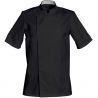 Veste manches courtes avec poche stylo noir