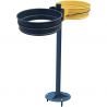 Support sac poubelle sur pied avec platine 2 sacs 80 à 110L