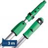 Perche télescopique laveur de vitres OptiLoc 2 éléments 3m