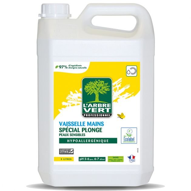 Liquide vaisselle peau sensibles professionnel