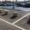 Bande de guidage extérieur adhésive en résine 3 nervures