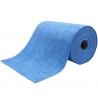 Rouleau 50 chiffon microfibre prédécoupé 30 x 30 cm bleu