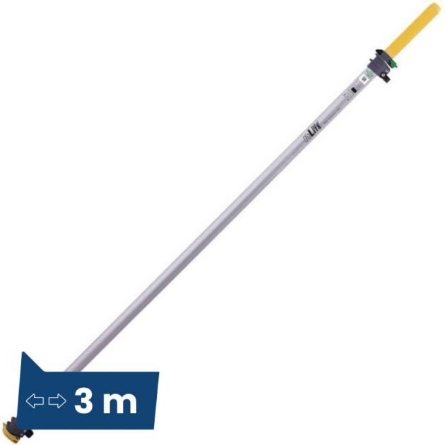 Rallonge perche télescopique nLite Connect en aluminium 3m