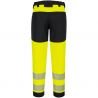 Pantalon stretch HV femme PW3 jaune