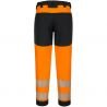 Pantalon stretch HV femme PW3 orange