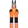 Pantalon d'hiver PW3 haute visibilité orange face