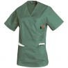 Tunique femme manches courtes vert