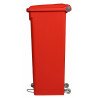 Collecteur de tri sélectif 90L HACCP PROBBAX Rouge Profil