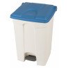 Collecteur de tri sélectif 45L HACCP PROBBAX Blanc/Bleu