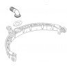 Raccord suceur flexible pour autolaveuse CT15 B/C35