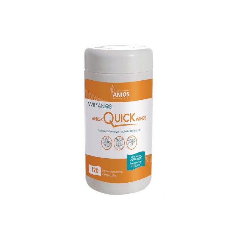 Lingette désinfectante Quick Wipes Anios