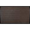 Tapis d'accueil intérieur antidérapant marron 90 x 150 cm