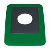 Couvercle poubelle verre vert